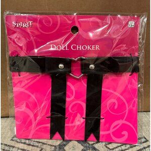 Spirit Halloween Doll Choker Costume Accessory Gothic Necklace Dress Up‎ NEW